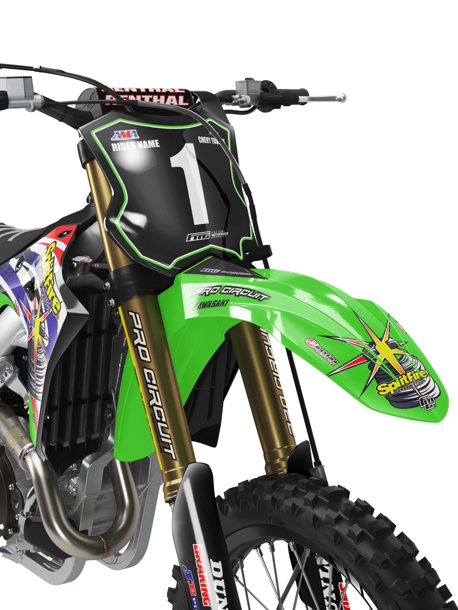 KAWASAKI Splitfire Team GRAPHICS Kit