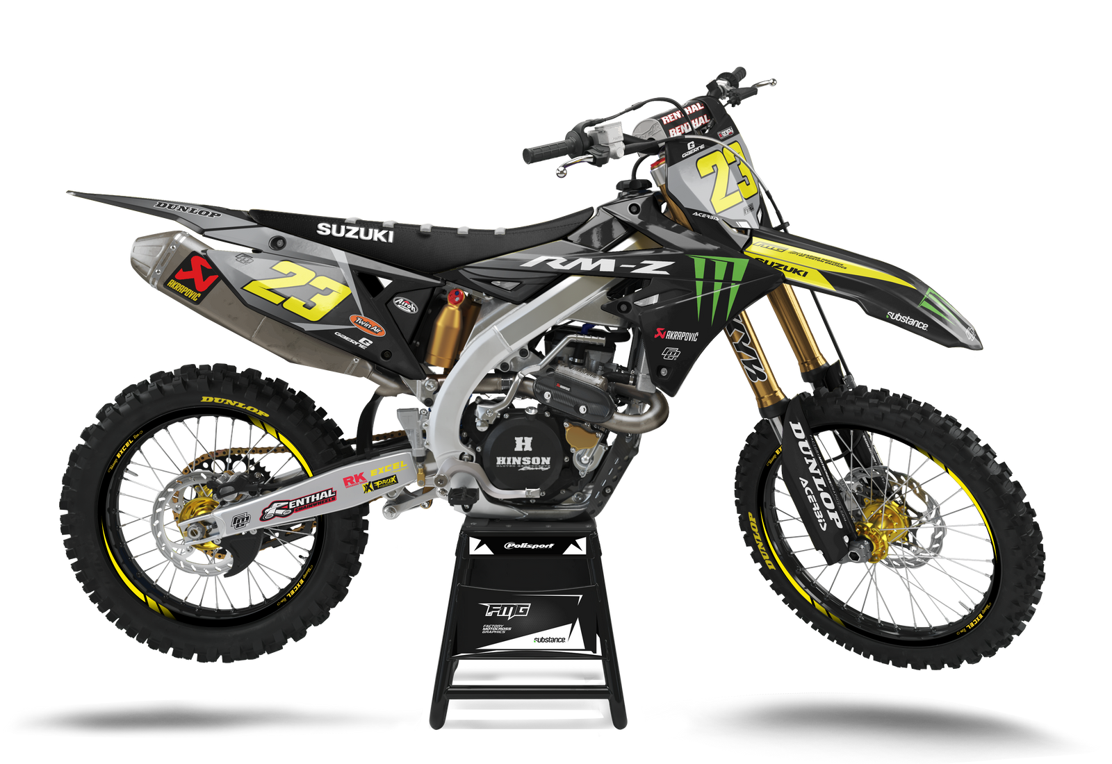 SUZUKI FACTORY EDITION GRAPHICS KIT