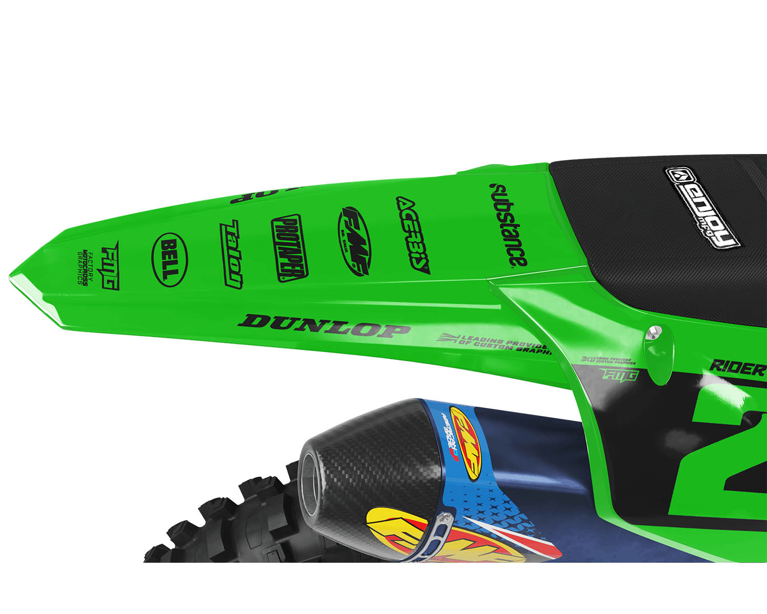 Kawasaki Green Syndicate Graphics Kit