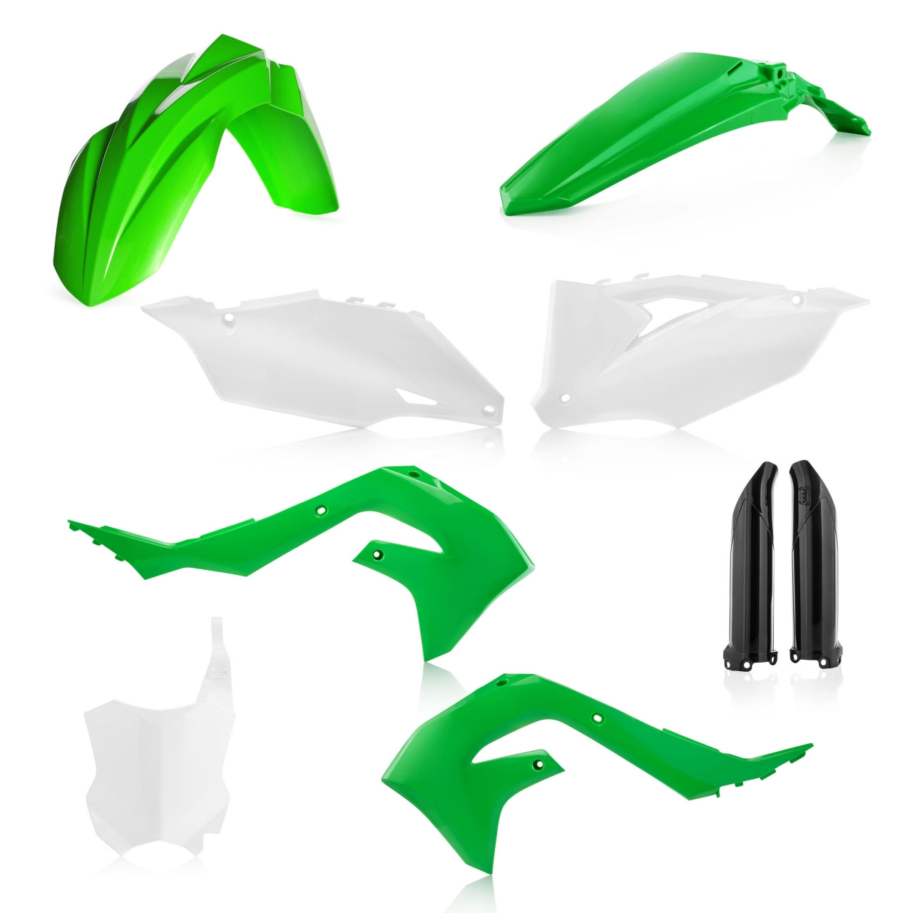 Bud KX Green Kawasaki Graphics Kit
