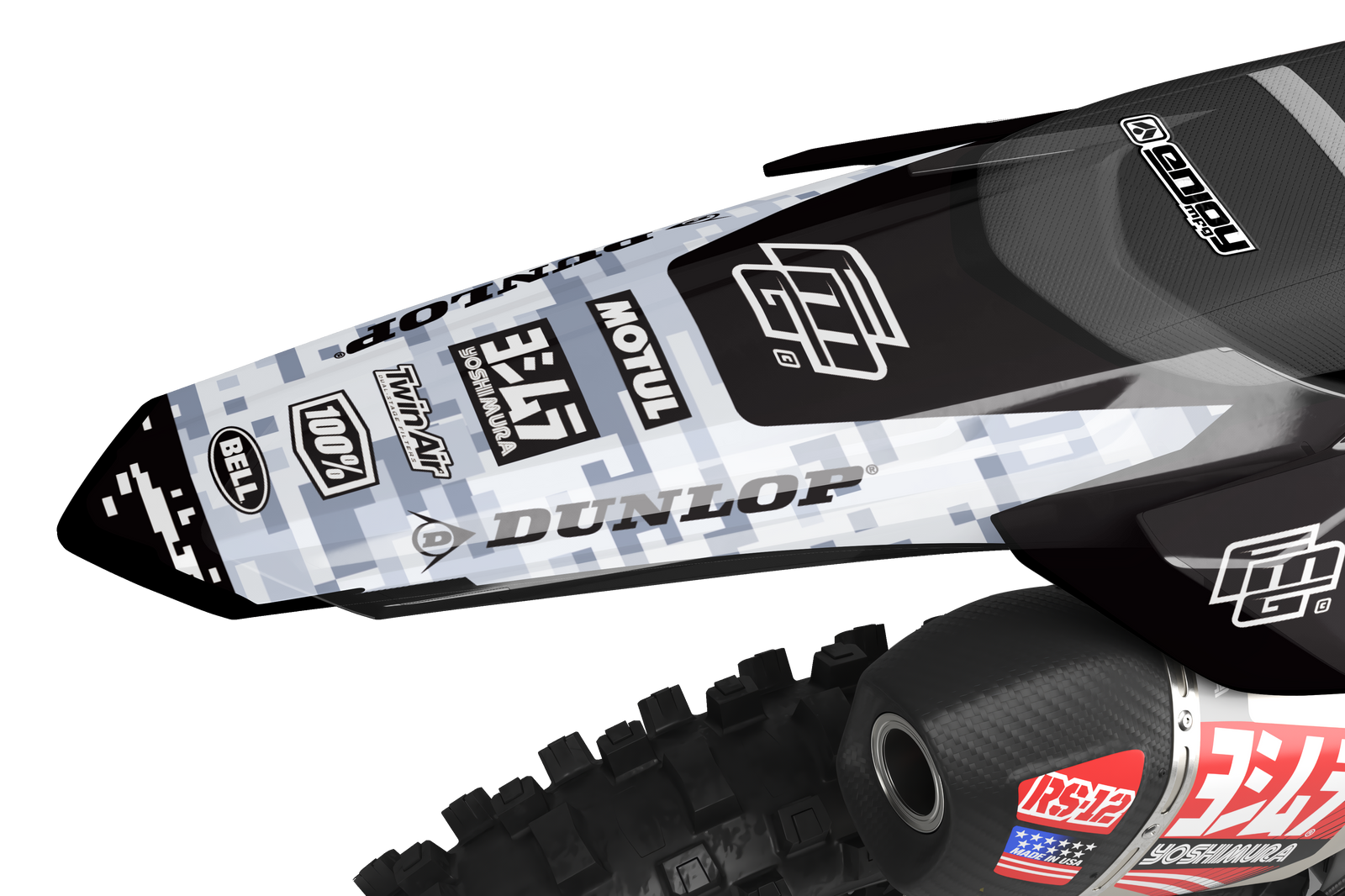 Honda CRF / CR Digital Camouflage Graphics Kit