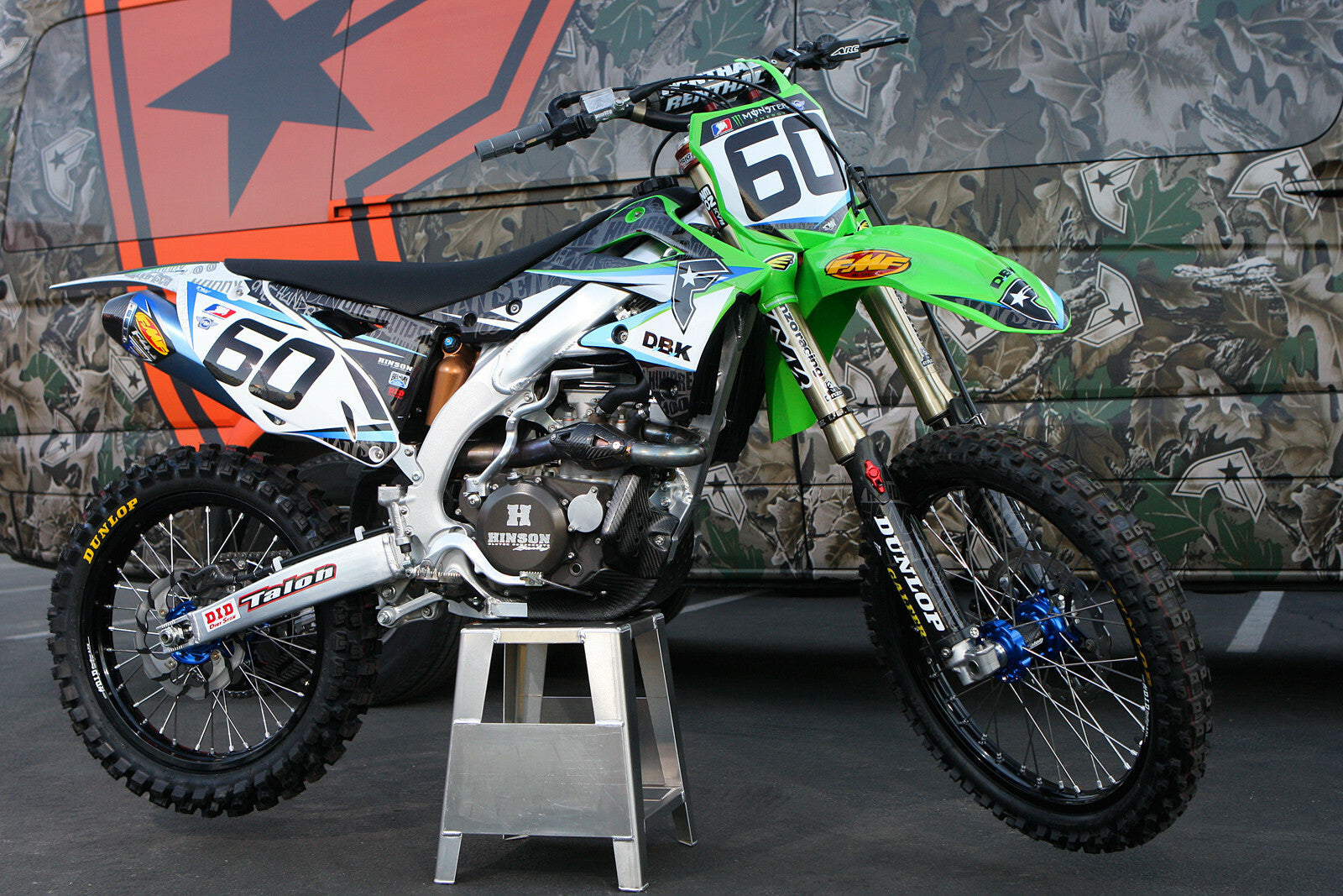 Josh Hansen DBK Kawasaki Graphics Kit