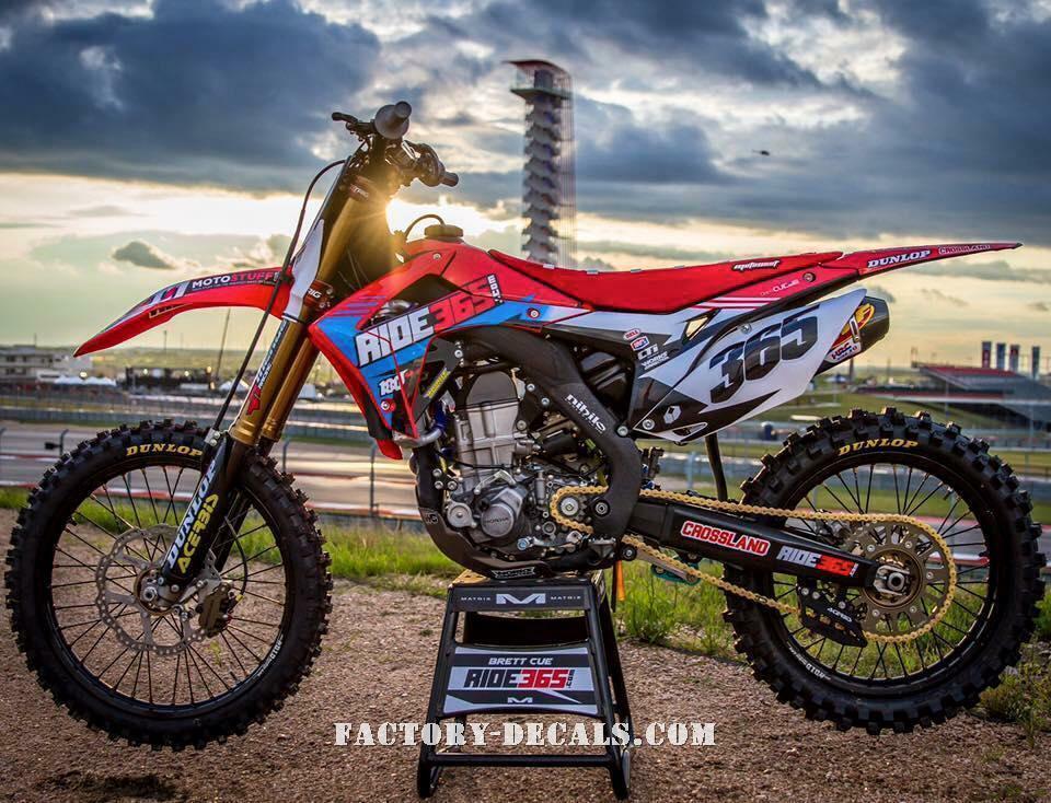 Brett Cue Ride365 Red Honda Graphics Kit
