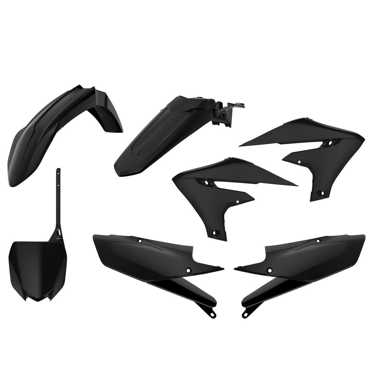 Standard Plastic Kit Yamaha BLACK YZ 450F (2018-22)