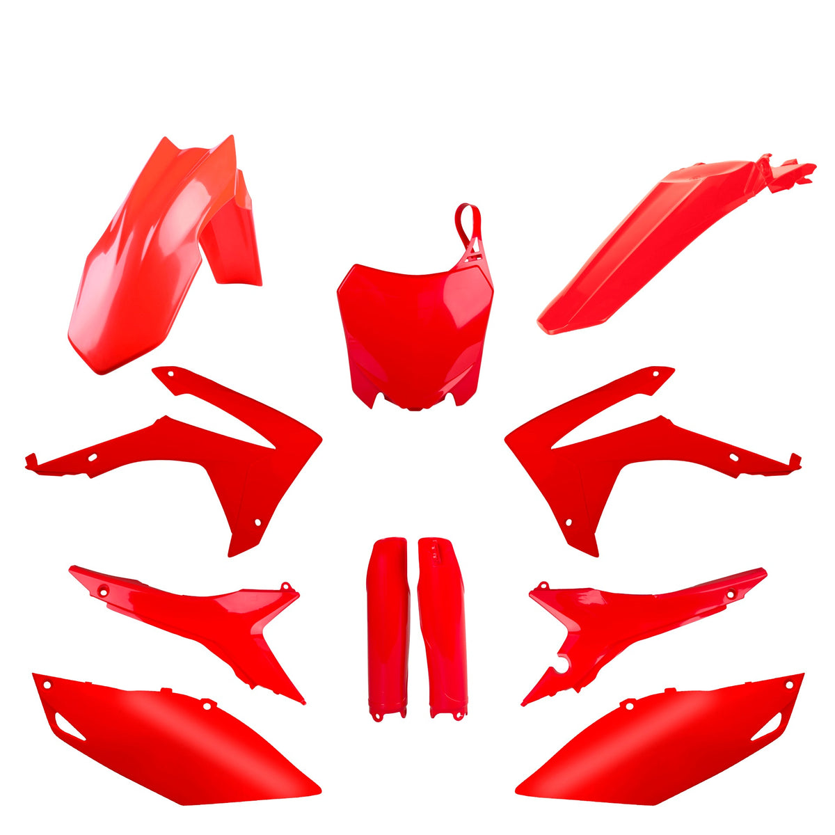 Full Plastic Kit Honda RED CRF 250R (2014-17)