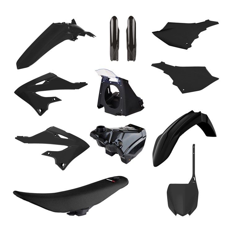 Yamaha Black RESTYLE KIT YZ125/250 02-21 INC TANK &amp; SEAT (22-26)