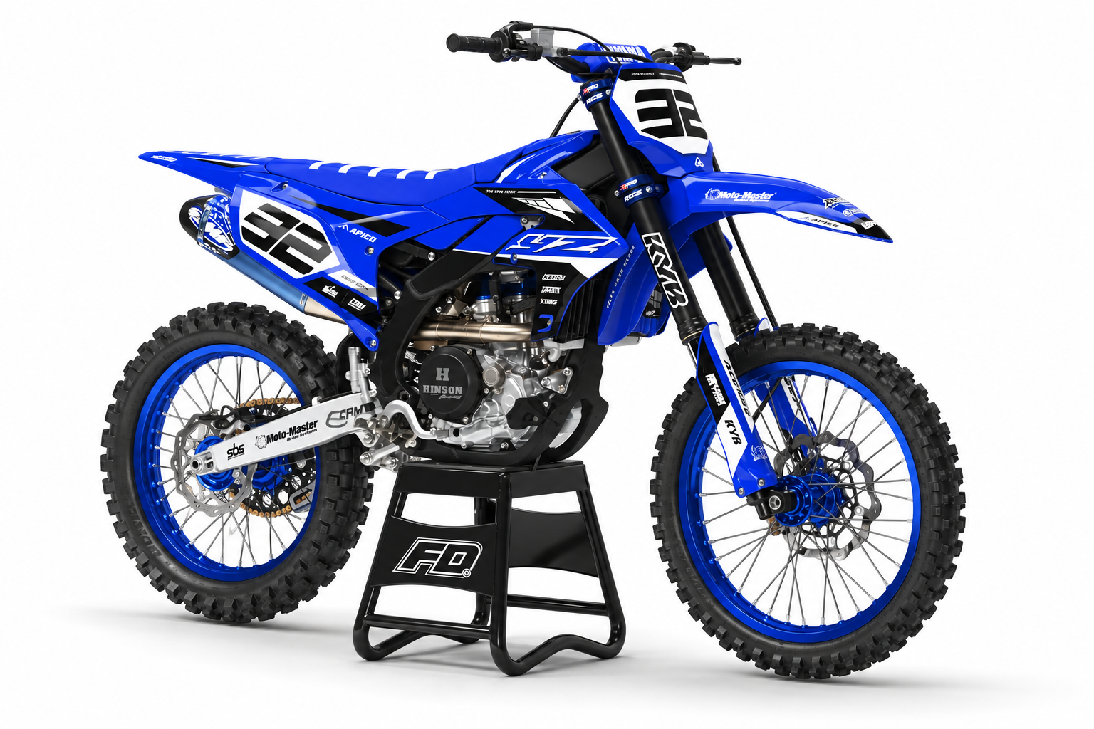 Yamaha Cyber Blue Graphics Kit