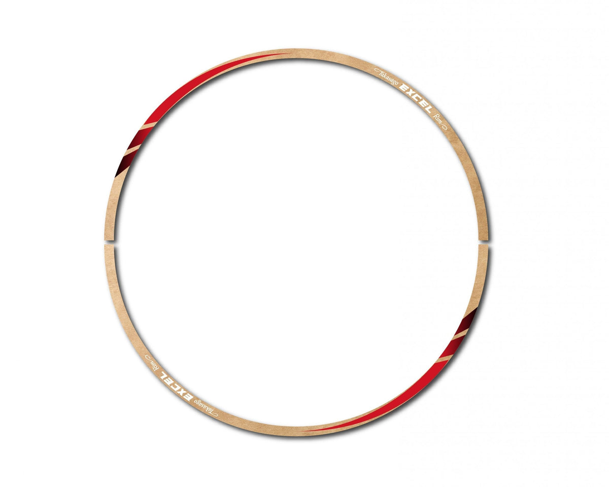 Clear Red Rim Tape Decal