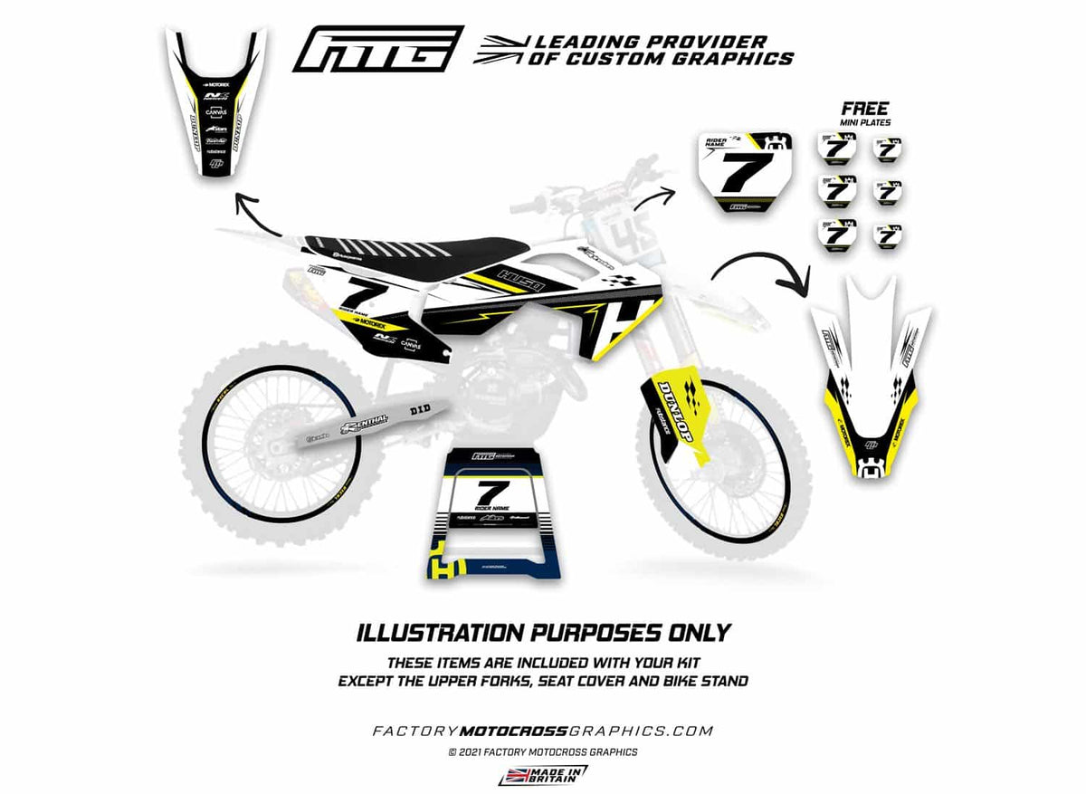 Husqvarna Champion Black Graphics Kit