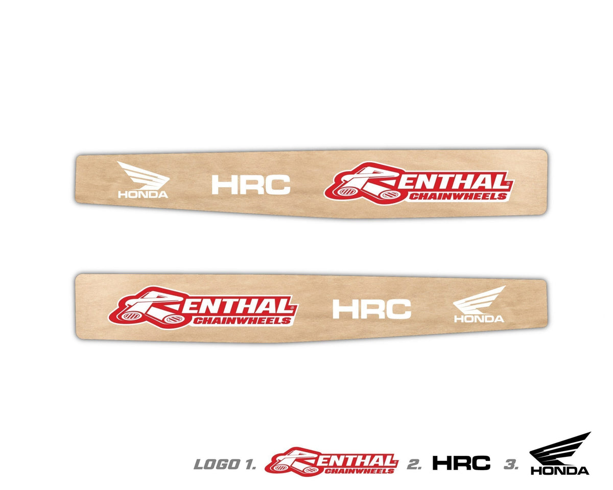 Clear Custom Honda Swing Arm Graphics