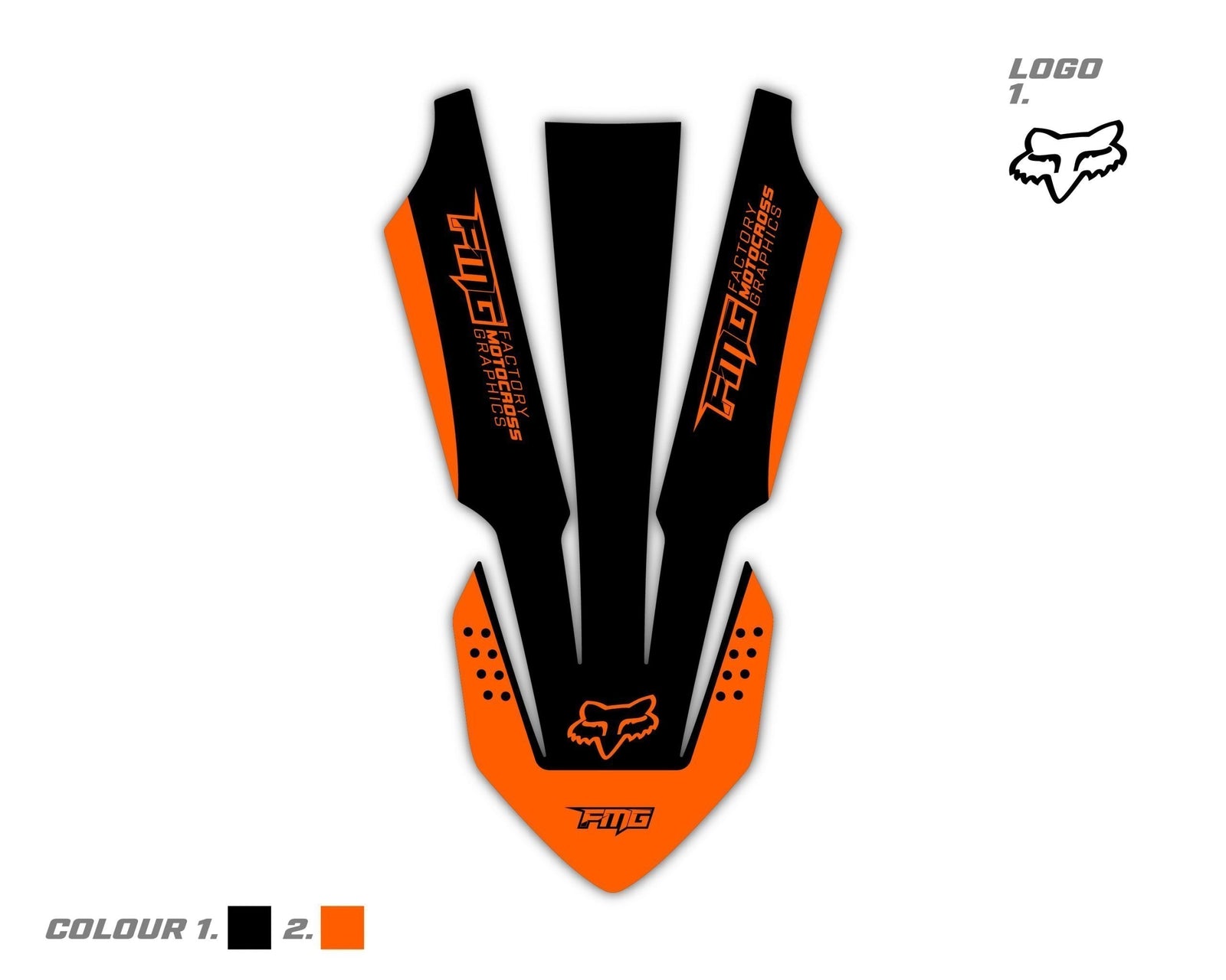 Fits KTM Custom Front Fender Graphics