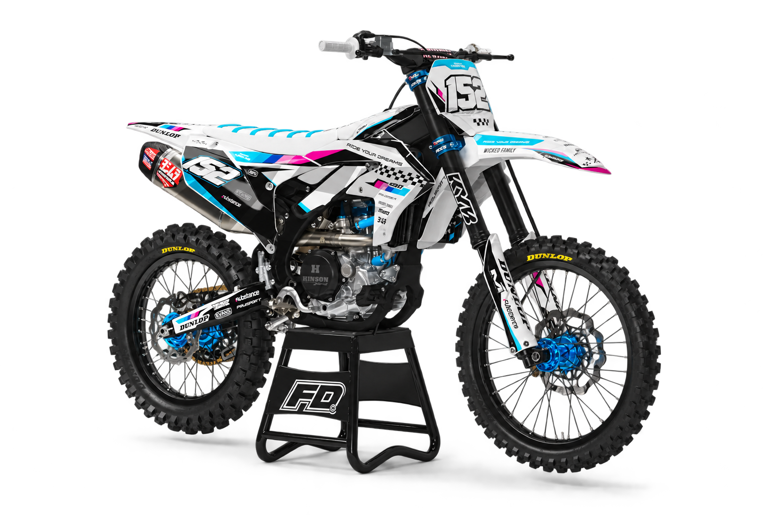 Yamaha White Fusion Graphics Kit