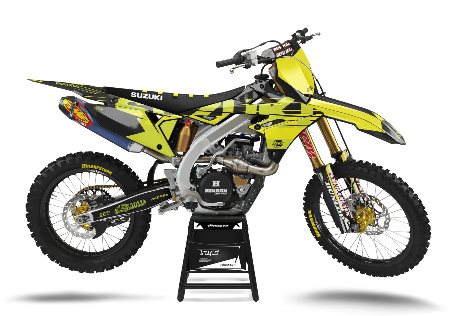 Suzuki Fluorescent Graphics Kit
