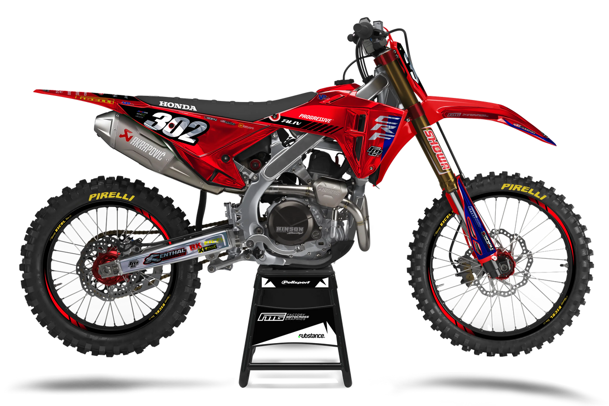 PROGRESSIVE HONDA CHROME PIRELLI EDITION GRAPHICS KIT