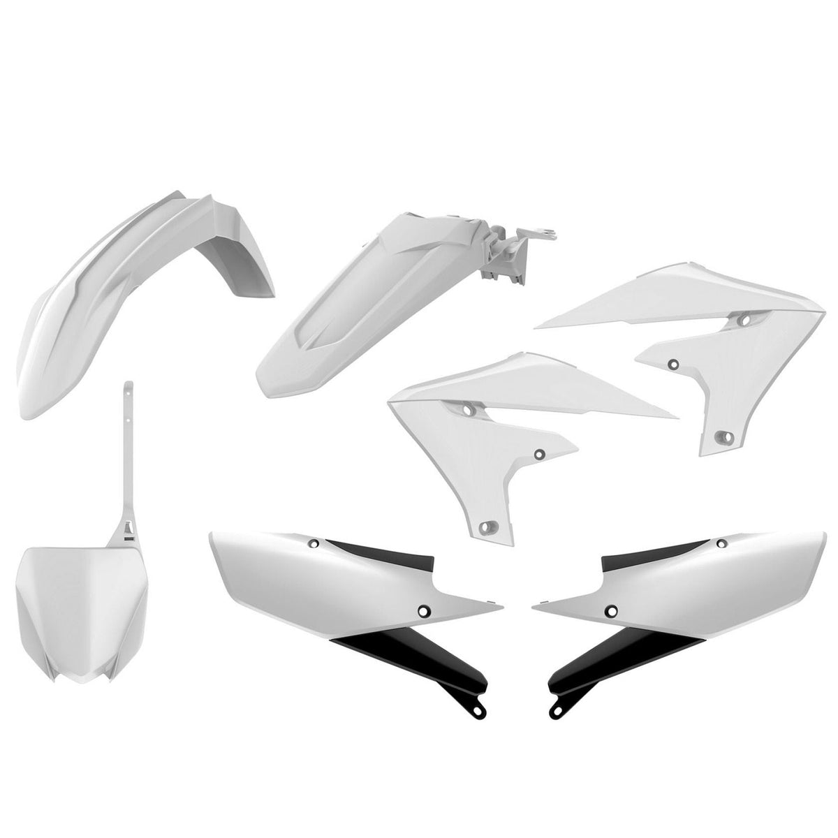 Standard Plastic Kit Yamaha White YZ 250F (2019-23)