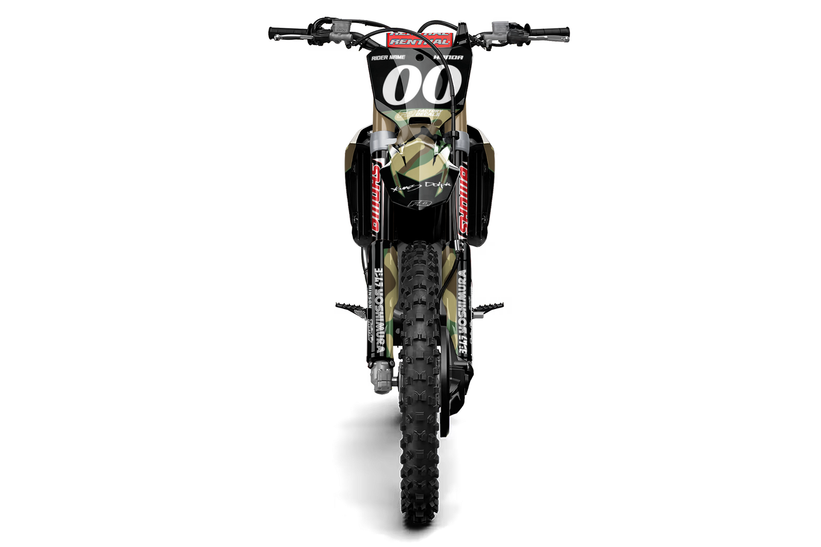 Honda CAMO Military Factory Graphics Kit
