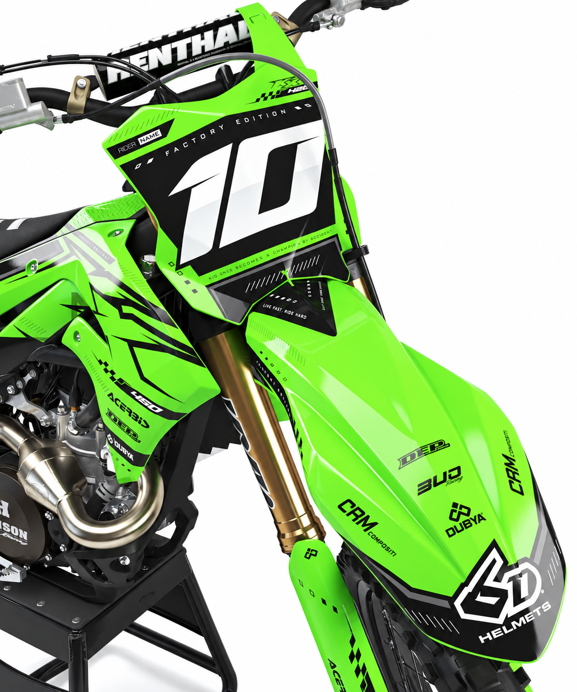 Kawasaki Charge Graphics Kit