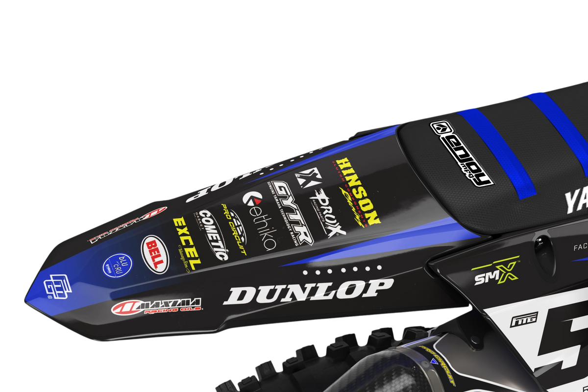 YAMAHA PRO CIRCUIT Blue &amp; Black Team Graphics Kit