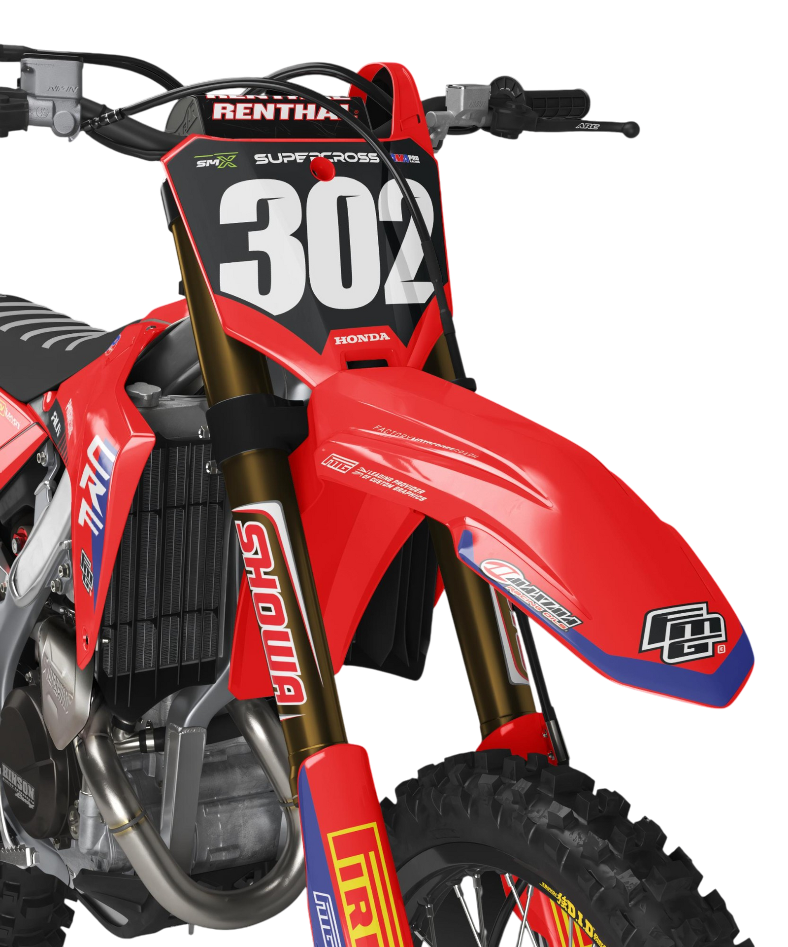PROGRESSIVE HONDA PIRELLI EDITION  GRAPHICS KIT