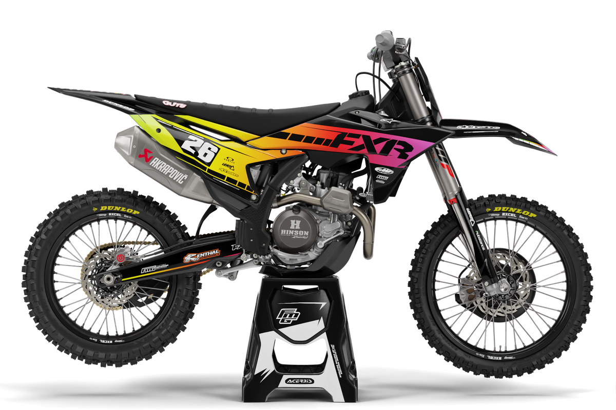 Fits KTM SX / SXF Black Flex Graphics Kit